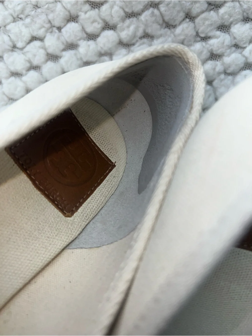 Tore Burch Wedge Espadrille Pumps in Cream